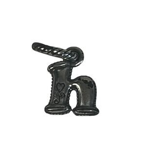 Brighton Letter H Charm | Silver Tone Initial Pendant | Alphabet Jewelry